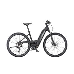   KTM MACINA CROSS 510 PTS UNISEX E-BIKE black matt (grey+orange) SH Acera 8 + BOSCH PT-CX5R4