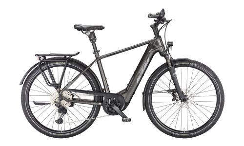 KTM MACINA STYLE XL MACHINE GREY (SILVER+BLACK) FÉRFI EBIKE SH XT 11 LG + BOSCH PT-CX7K4