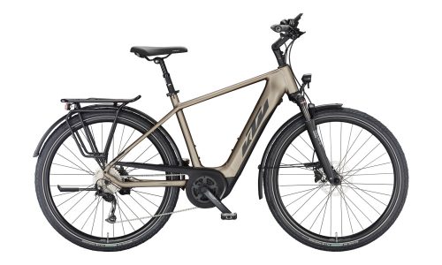 KTM MACINA TOUR P510 FÉRFI E-BIKE oak matt (black+orange) SH Alivio 9 + BOSCH PT-P5I4