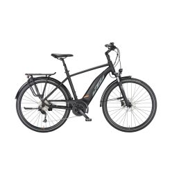   KTM MACINA FUN A510 FÉRFI E-BIKE black matt (grey+orange) SH Alivio 9 + BOSCH UC-A+5P2