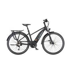   KTM MACINA FUN A510 NŐI E-BIKE black matt (grey+orange) SH Alivio 9 + BOSCH UC-A+5P2
