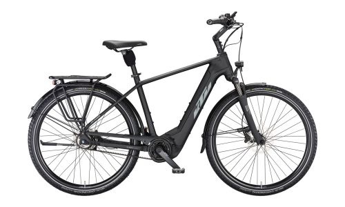 KTM MACINA CITY 610 BELT FÉRFI E-BIKE BLACK MATT SH NEXUS 5 + BOSCH PT-CX6I4