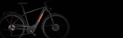 KTM MACINA SPORT CX750 LTD64 FÉRFI BLACK MATT (ORANGE+WHITE) SH DEORE 10 + BOSCH PT-CX7R4