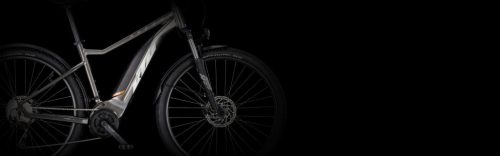 KTM MACINA RIDE 591 STREET MACHINE GREY (SILVER+ORANGE) SH ALIVIO 9+BOSCH UC-P5P2 SÁRVÉDŐVEL, LÁMPÁVAL SZERELVE