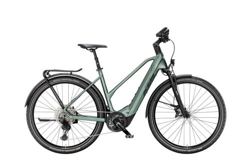 KTM MACINA CROSS CX 810 LFC NŐI E-BIKE OXYGEN GREEN MATT (BLACK) SH DEORE XT 11+BOSCH PT-CX8K4
