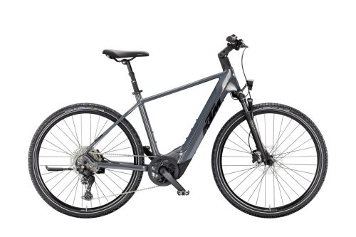 KTM MACINA CROSS CX 820 L FLAMING GREY (BLACK+ORANGE) FÉRFI EBIKE 1X10 SHIMANO CUES BOSCH PT-CX8P2 UP TO 100NM