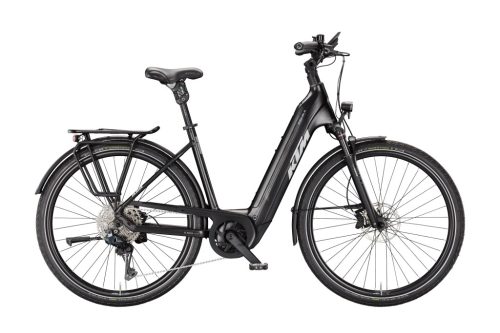 KTM MACINA STYLE 820 XL DI2 DIAMOND BLACK MATT (GREY) 1X11 SHIMANO CUES DI2 VÁLTÓ US51 VÁZMÉRET