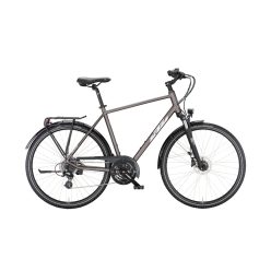   KTM LIFE RIDE FÉRFI KERÉKPÁR elderberry matt (silver+orange) 3x8 Shimano Acera