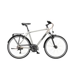   KTM LIFE JOY CORE GREY (BLACK+ORANGE) FÉRFI KERÉKPÁR 2X8 SHIMANO ACERA VÁLTÓVAL