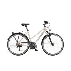   KTM LIFE JOY SILVER ROSE MATT (ELDERBERRY+GREY) NŐI KERÉKPÁR 2X8 SHIMANO ACERA