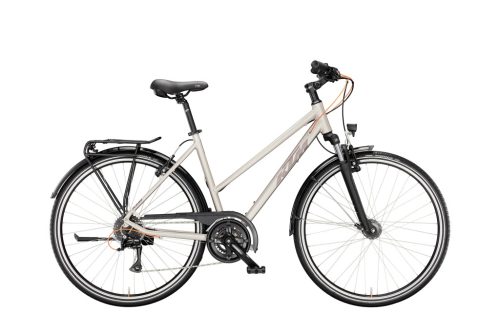 KTM LIFE JOY SILVER ROSE MATT (ELDERBERRY+GREY) NŐI KERÉKPÁR 2X8 SHIMANO ACERA
