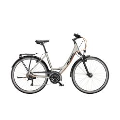   KTM LIFE JOY CORE GREY (BLACK+ORANGE) UNISEX KERÉKPÁR 2X8 SHIMANO ACERA VÁLTÓVAL