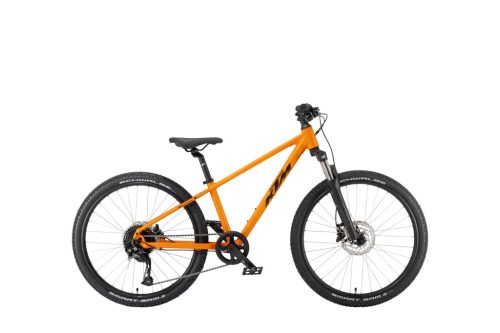 KTM WILD SPEED 24 FRESH ORANGE MATT (BLACK) GYEREK KERÉKPÁR 1X9 SHIMANO ALTUS VÁLTÓ HIDRAULIKUS TÁRCSAFÉK