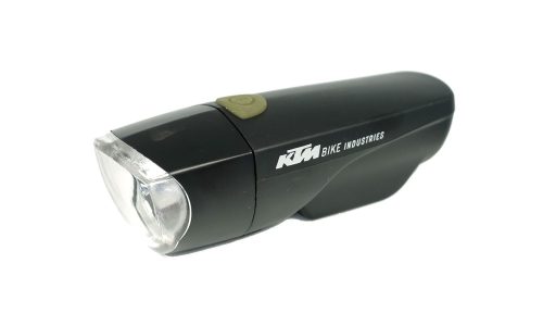 KTM SCHEINWERFER 1LED 1W INKL. HALTER UND BATTERIEN SCHWARZ MATT 31003