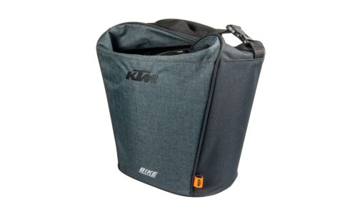 KTM LINE HANDLEBAR BAG GREY / BLACK, 18 L