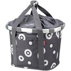   Bikebasket Klickfix Bubbles Anthrazit, Reisenthel 35x28x26cm, 15L