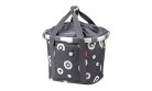 Bikebasket Klickfix Bubbles Anthrazit, Reisenthel 35x28x26cm, 15L
