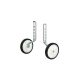 KIDS TRAINING WHEELS KITÁMASZTÓ KERÉK SILVER-BLACK 12-20" KERÉKPÁROKHOZ PÁRBAN