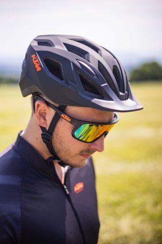 FACTORY LINE II HELMET BLACK/ORANGE