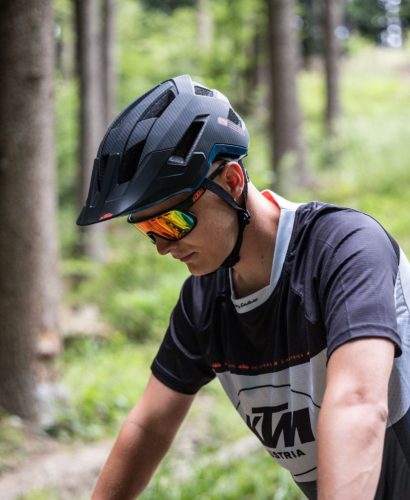 KTM FACTORY ENDURO II HELMET BLACK/BLUE/ORANGE/BLACK