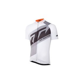   KTM FACTORY LINE III JERSEY RACE SHORTSLEEVE, WHITE/GREY/ORANGE