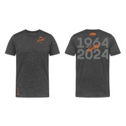 FACTORY TEAM SHIRT 1964 SHORTSLEEVE, GREY/ORANGE