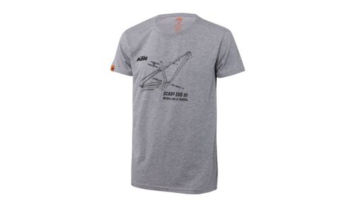 FACTORY TEAM SHIRT SCARP SHORTSLEEVE, GREY/BLACK